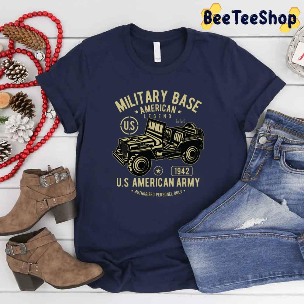 Military Base American Legend Us 1942 Jeep Unisex T-Shirt