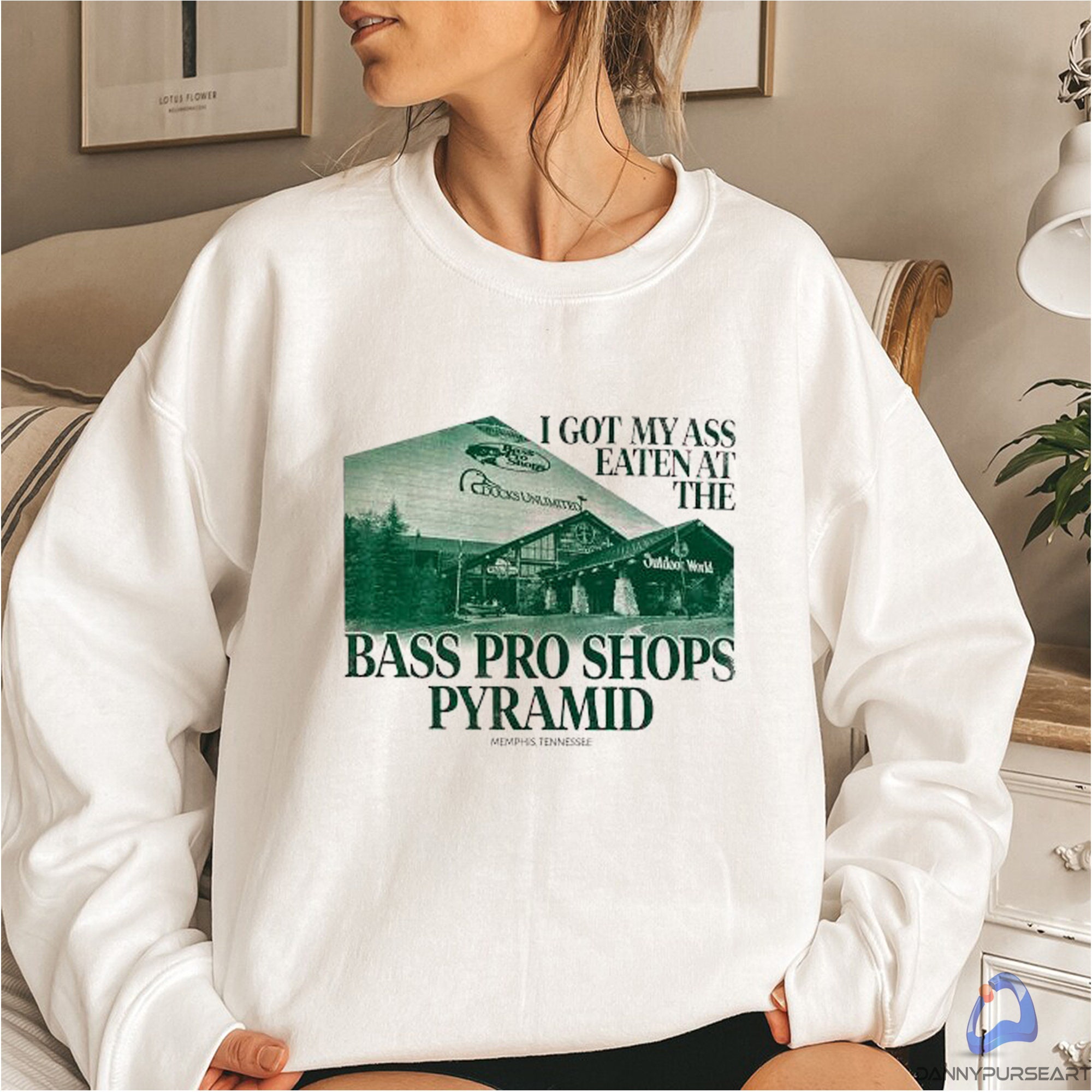 Mixiclothing I Got My Ass Eaten At The Bass Pro Shops Pyramid Unisex Sweatshirt