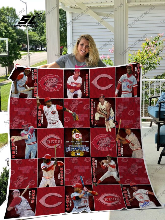 Mlb Cincinnati Reds Quilt Blanket