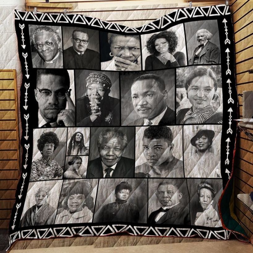 Month Heroes Black History Quilt Blanket