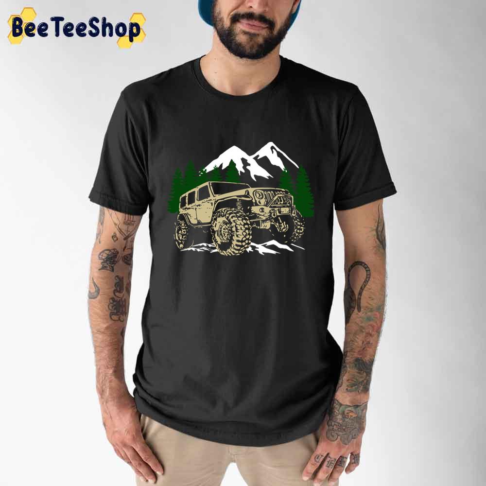 Mountain Jeep 4×4 Offroad Unisex T-Shirt