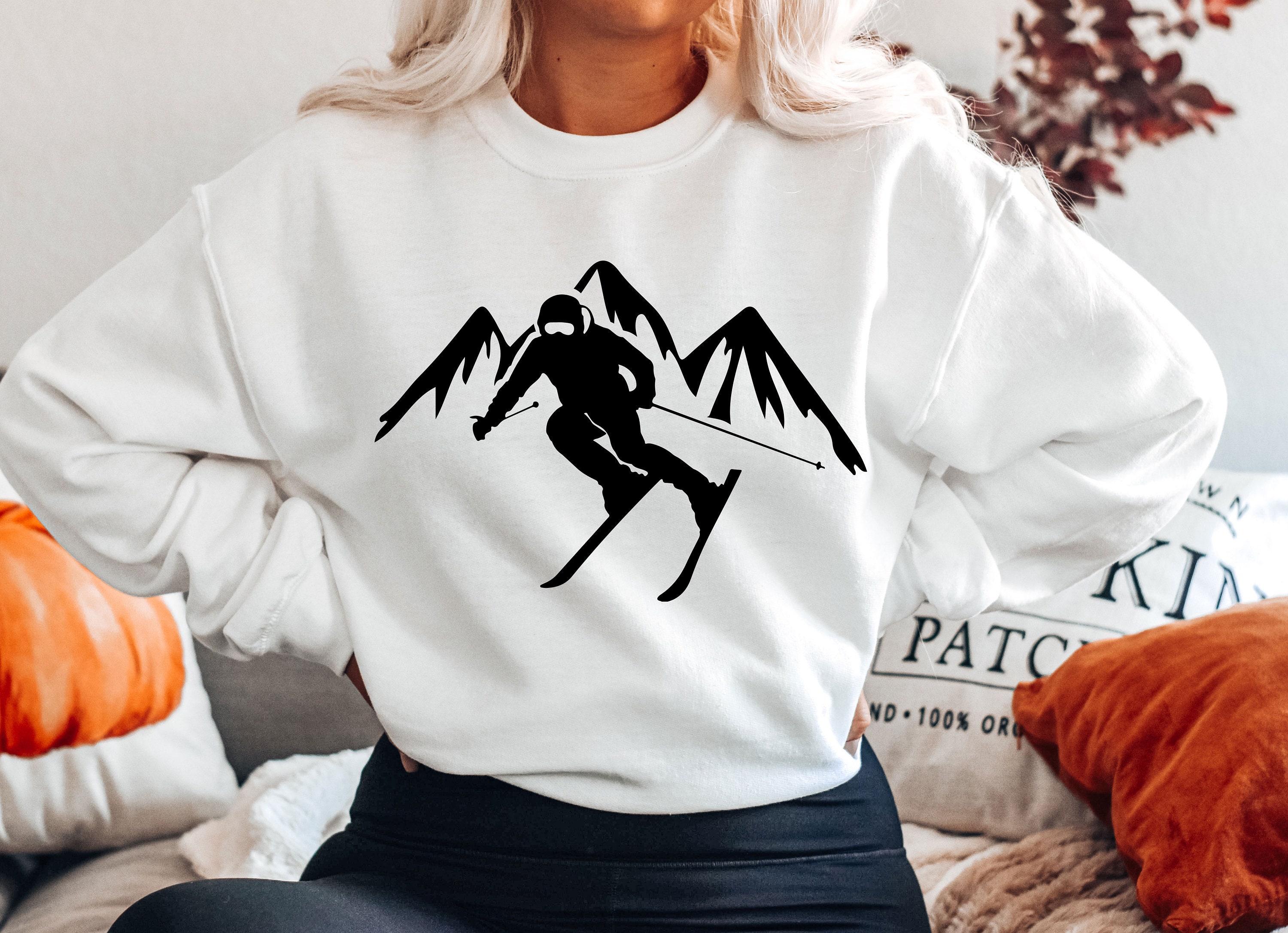 Mountain Skiing Lover Unisex Sweatshirt