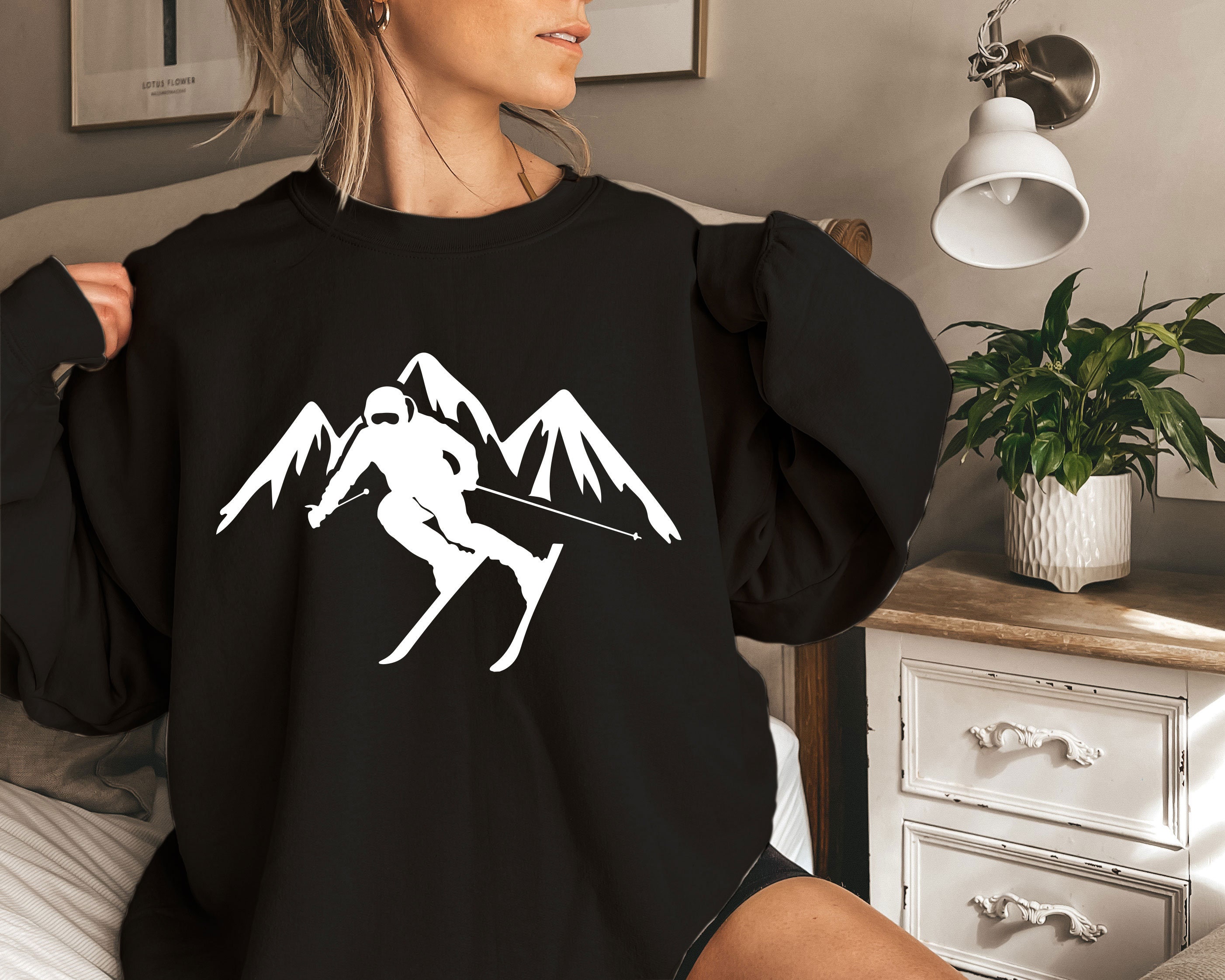 Mountain Skiing Lover Unisex Sweatshirt