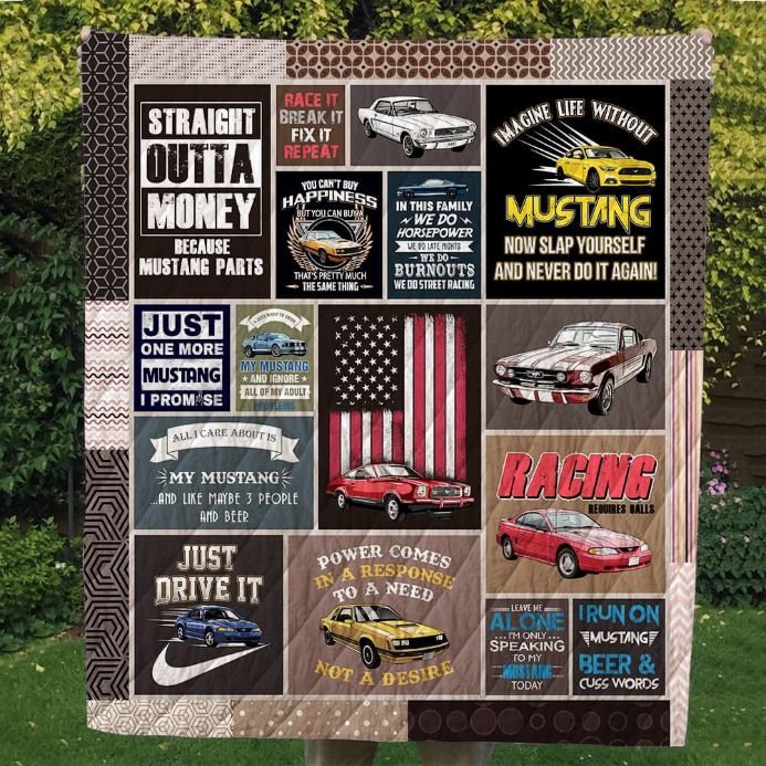 Mustang Quilt Blanket