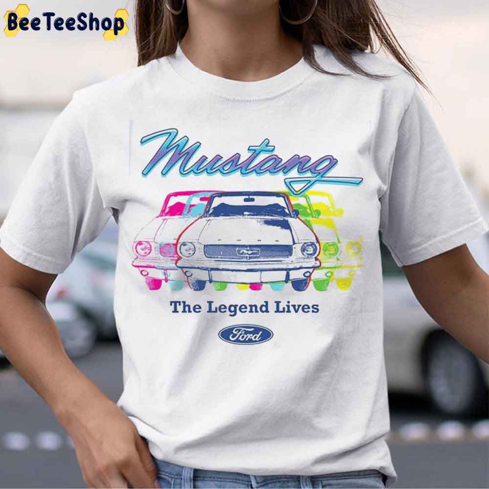 Mustang The Legend Lives Ford American Unisex T-Shirt