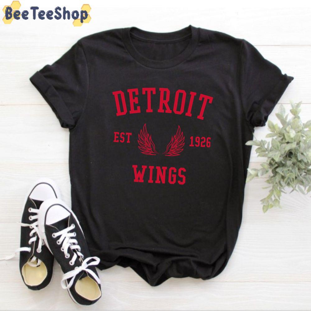 National Team Sticker Detroit Red Wings Hockey Unisex T-Shirt