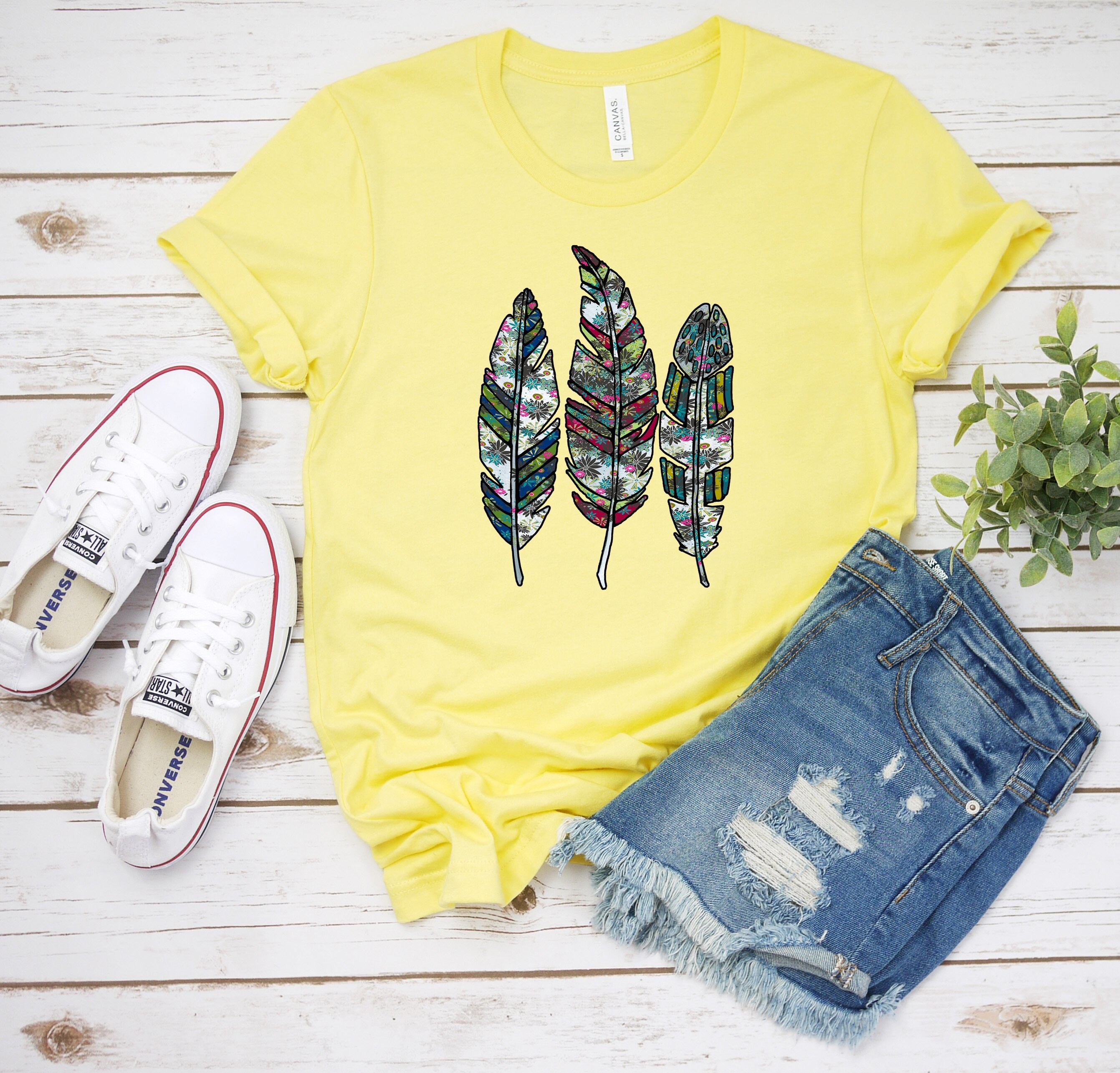 Native American Indian Feathers Unisex T-Shirt