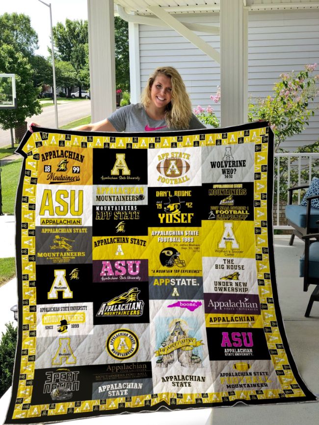 Ncaa Appalachian State Mountaineers Quilt Blanket