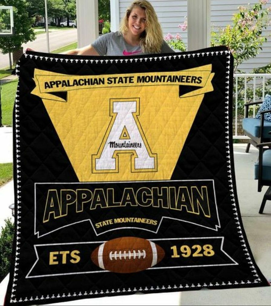 Ncaa Big A State Mountaineers Quilt Blanket