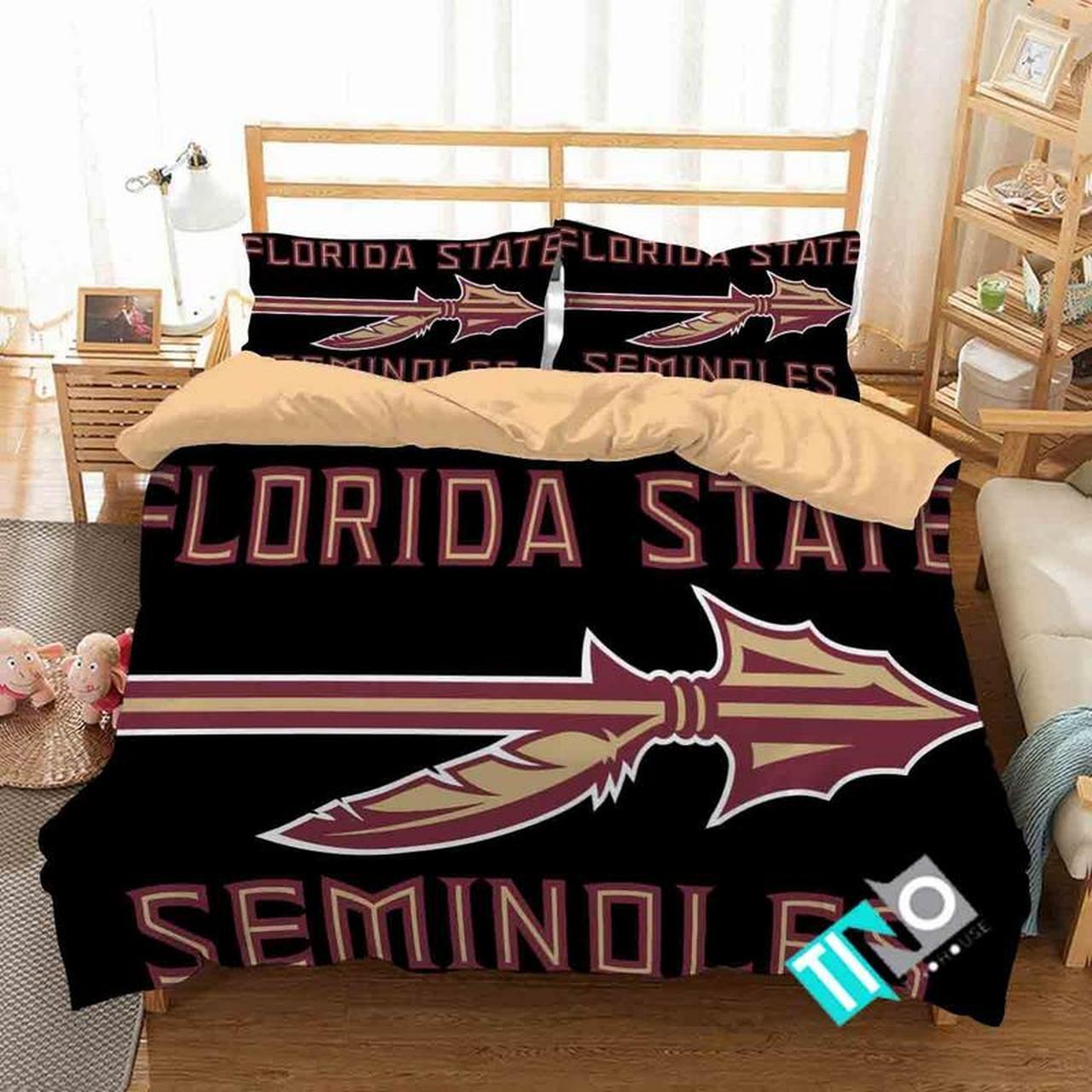 NCAA Florida State Seminoles Logo Bedding Sets