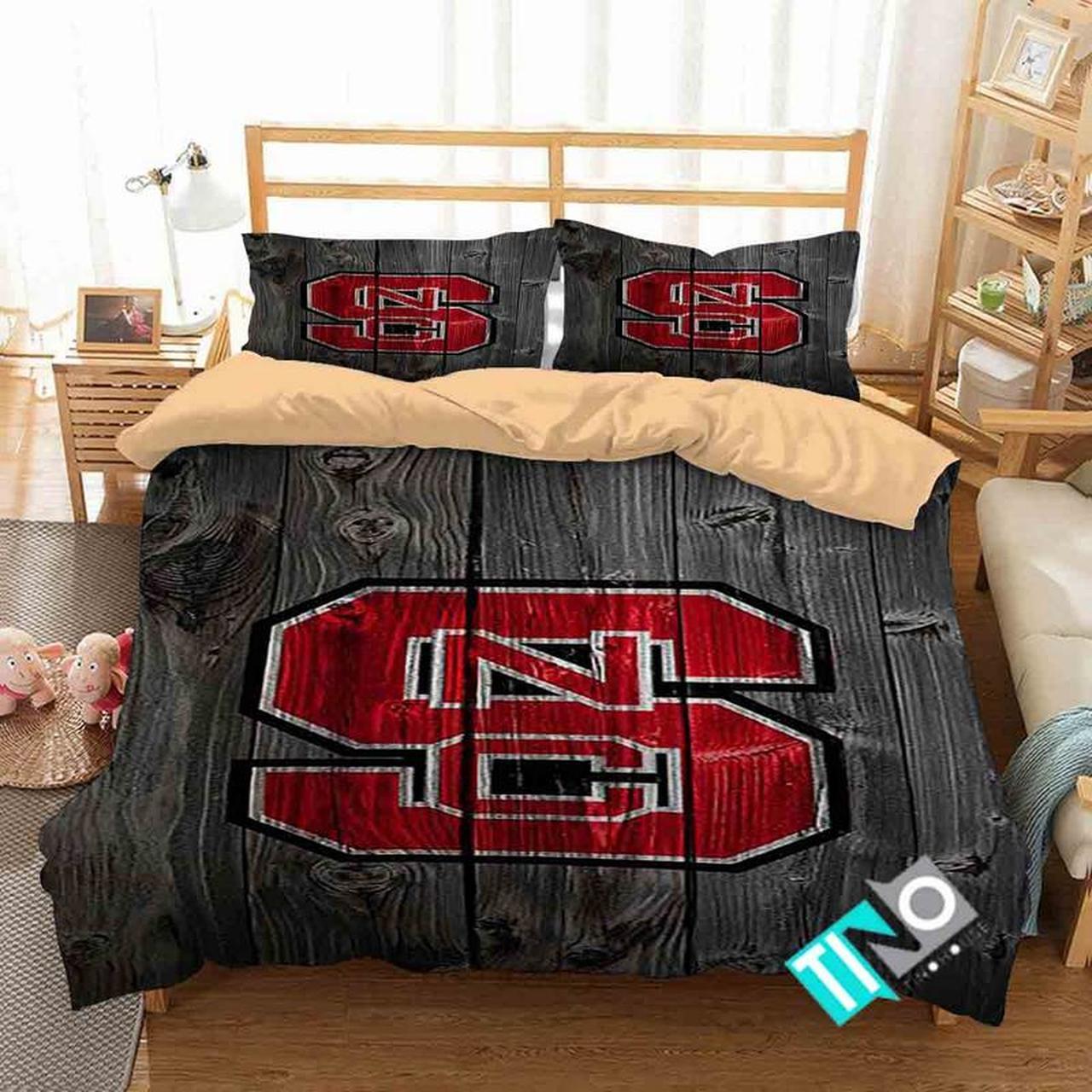 NCAA Nc State Wolfpack Logo Bedding Sets