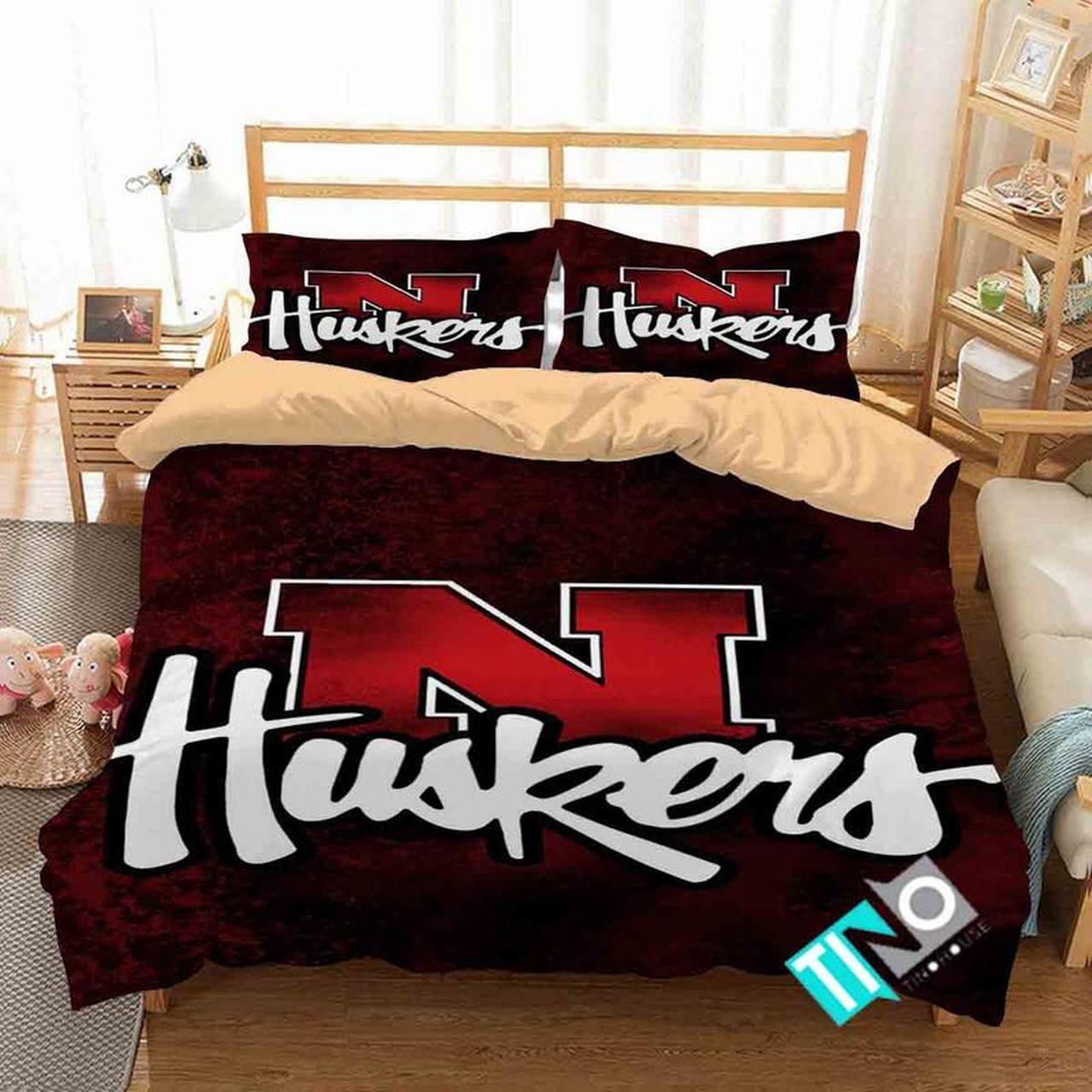 NCAA Nebraska Cornhuskers Logo Bedding Sets