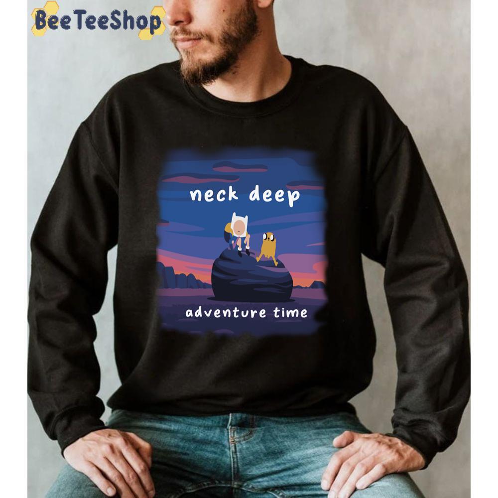 Neck Deep Adventure Time Unisex Sweatshirt