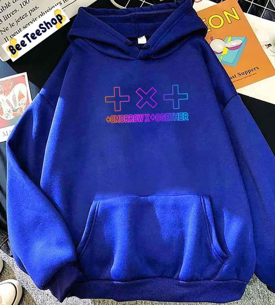 Neon TXT Tomorrow X Together Kpop Unisex Hoodie