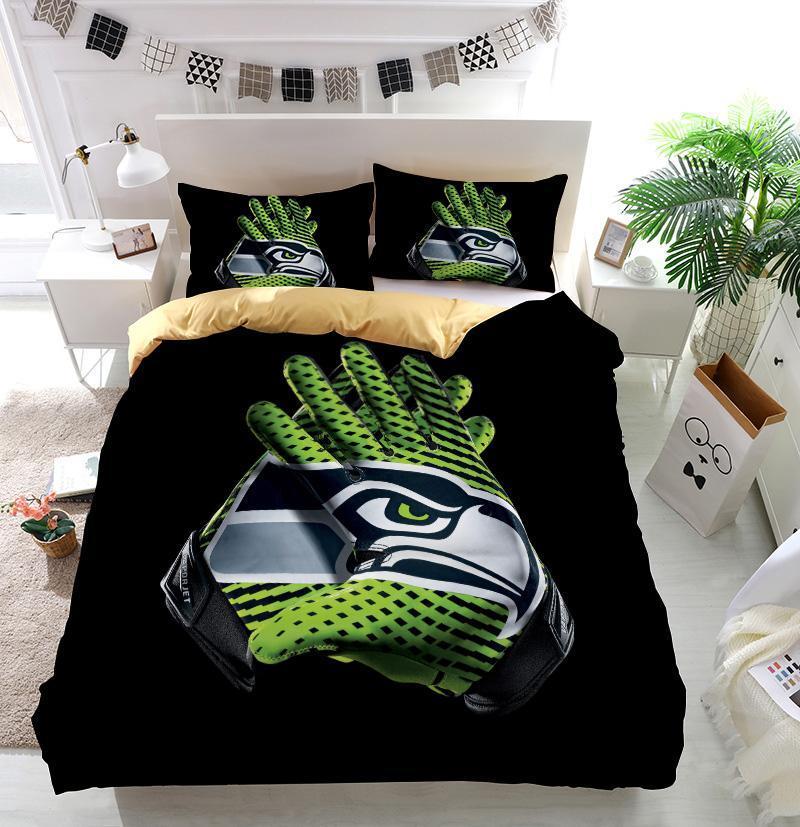 NFL Seattle Seahawks Gloves Bedding Set