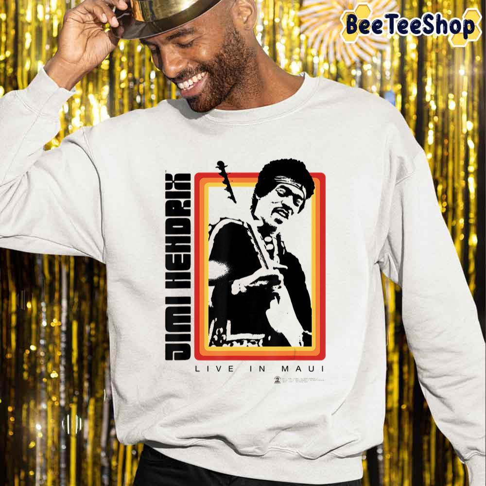 Official Live In Maui Jimi Hendrix Unisex Sweatshirt