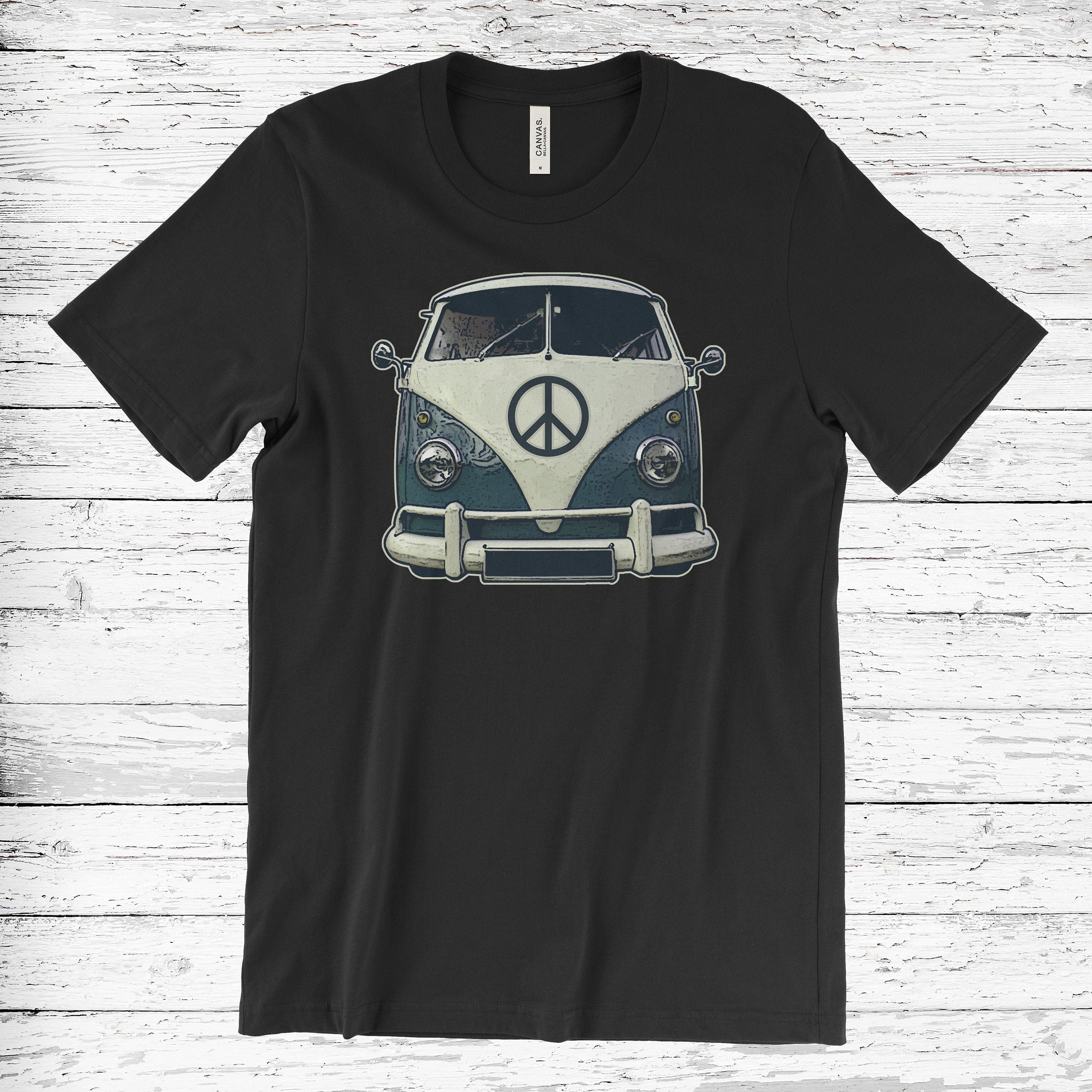 Old Hippie Car Hippie Vintage Retro Unisex T-Shirt