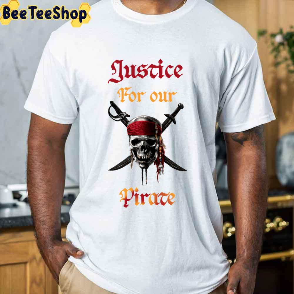 Old Text Style Justice For Johnny Depp Unisex T-Shirt