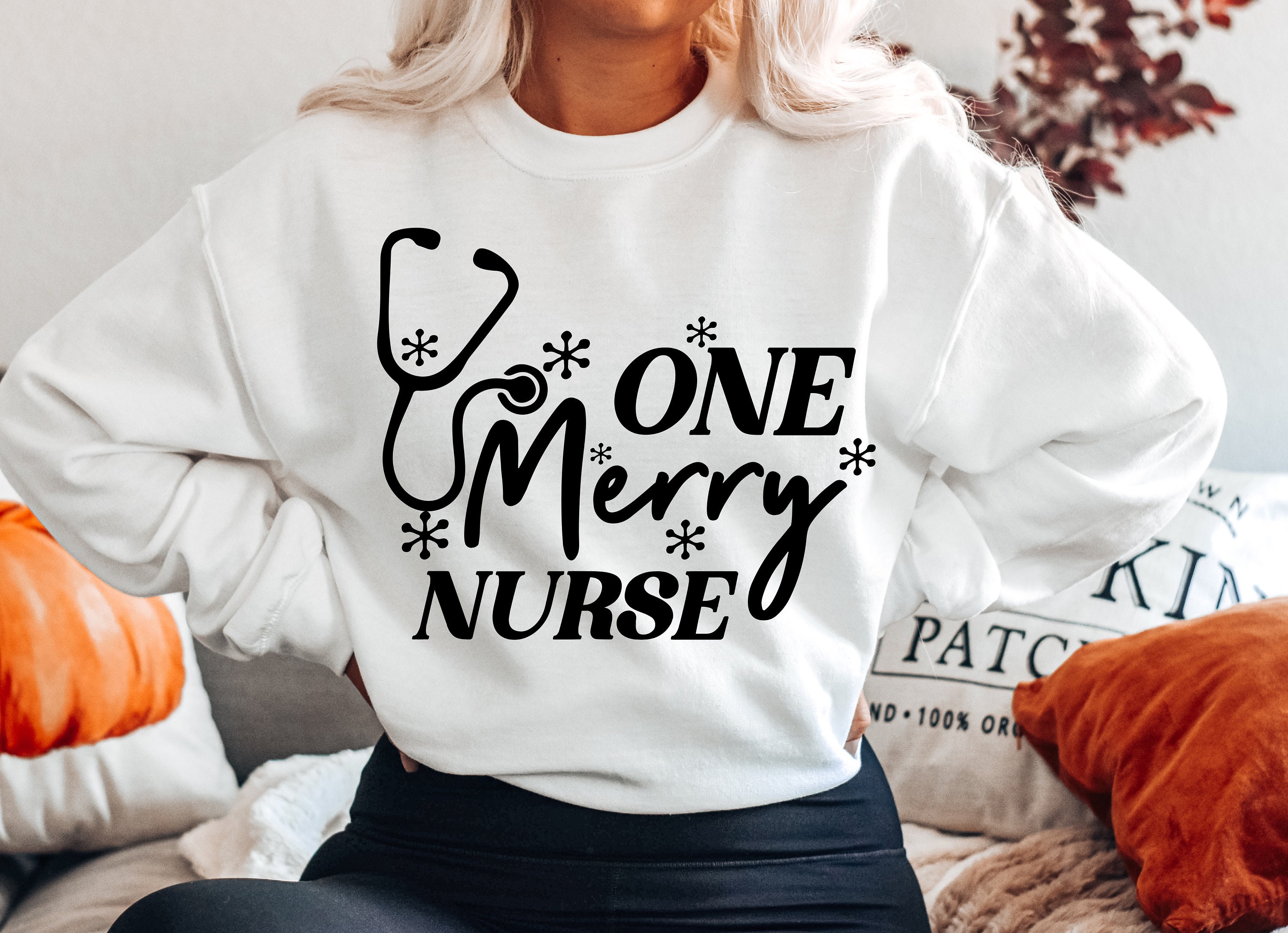 One Merry Nurse Christmas Unisex Sweatshirt