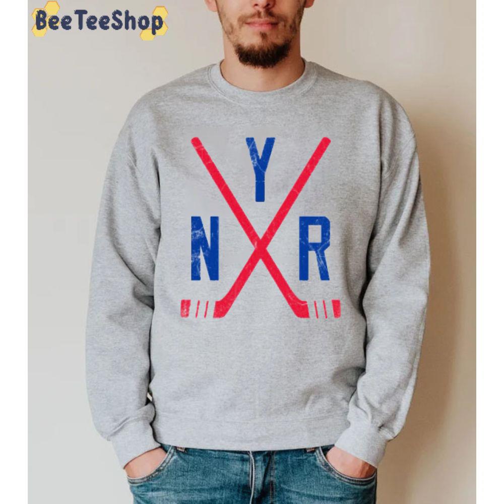 Original Six White New York Rangers Hockey Unisex Sweatshirt