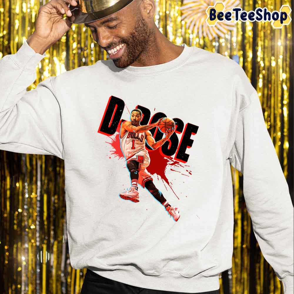 Painting Style Derrick Rose Basketball Sport Unisex Sweatshirt