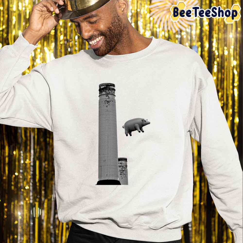 Pig At Battersea Pink Floyd Band Unisex Sweatshirt