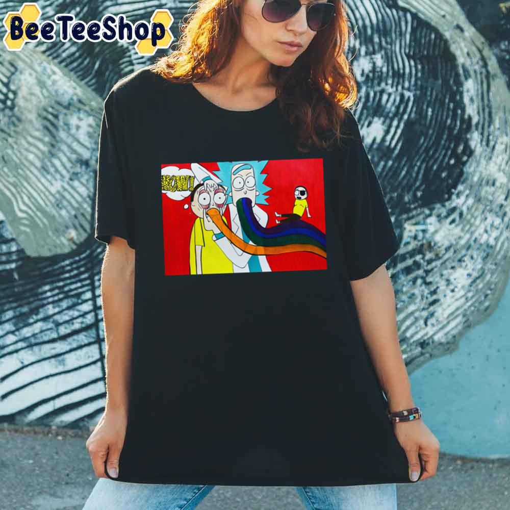 Pop Art Premium Rick And Morty unisex T-Shirt