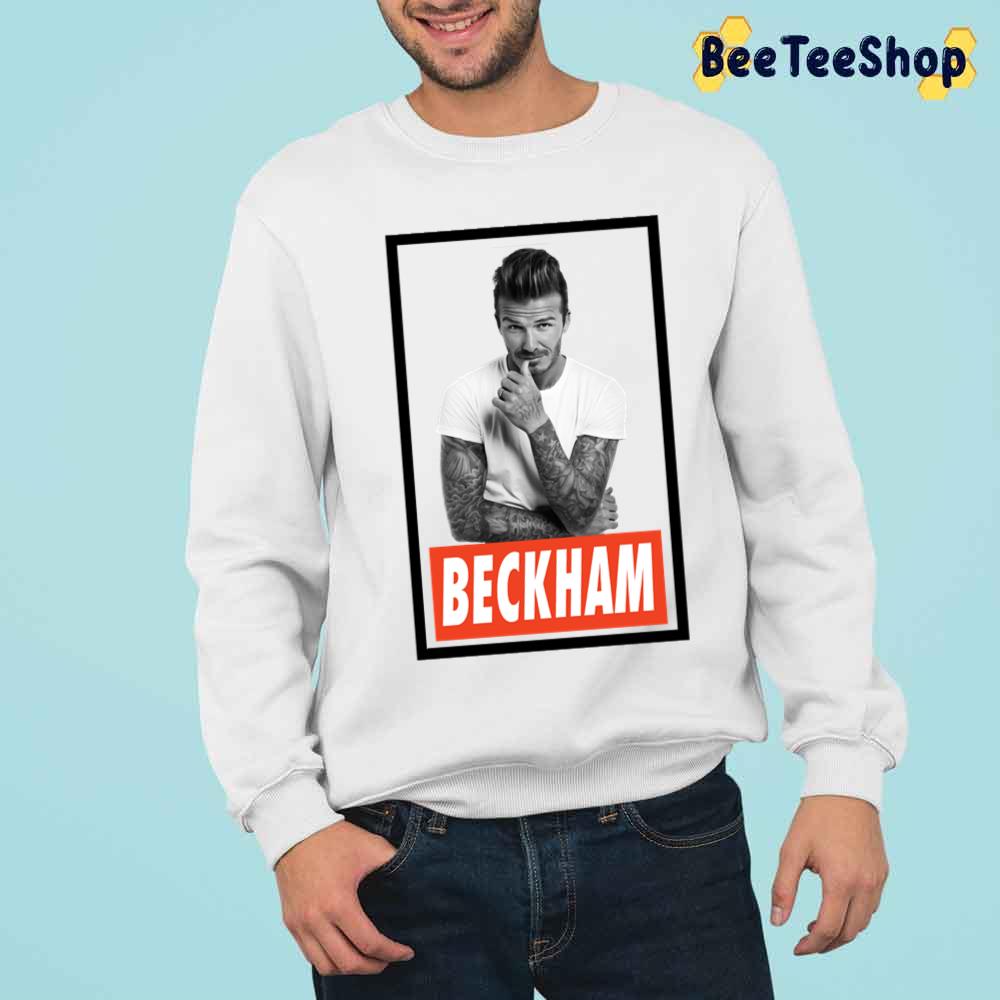 Poster Style David Beckham Football Unisex Sweatshirt