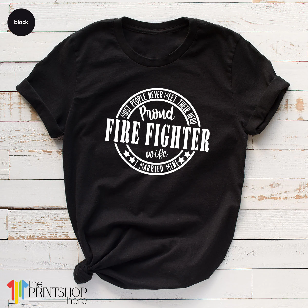 Proud Firefighter Wife Unisex T-Shirt