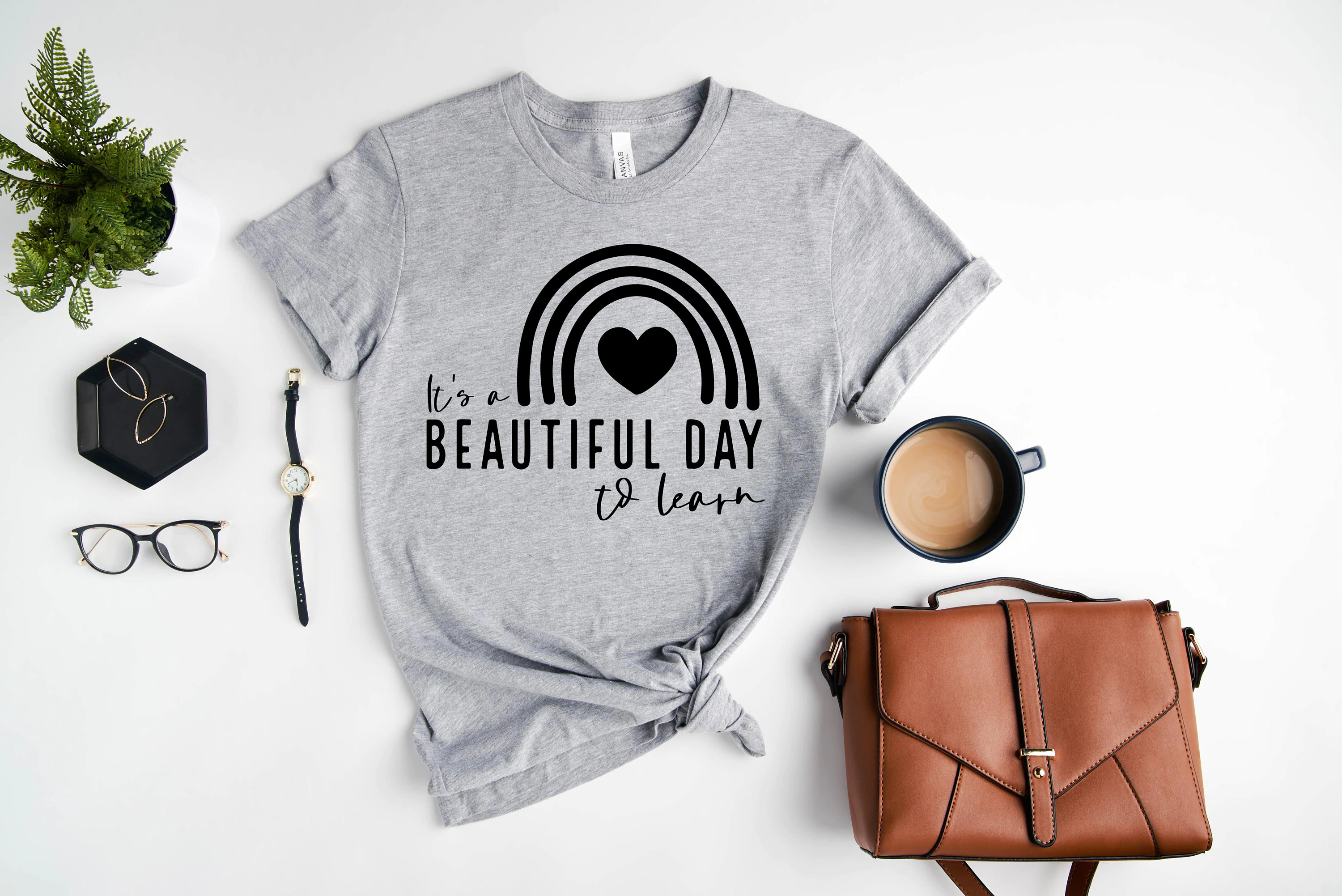 Rainbow It’s A Beautiful Day To Learn Unisex T-Shirt