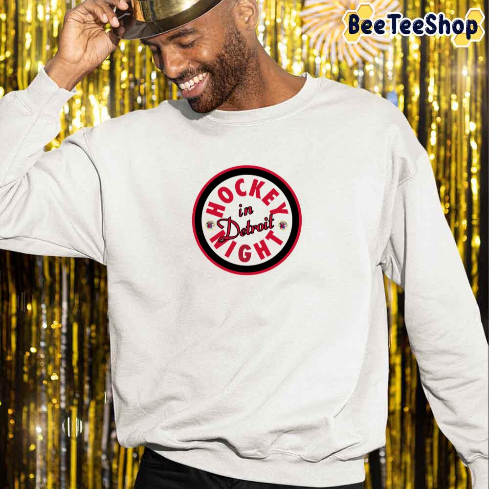 Red And Black Style Detroit Red Wings Hockey Unisex Sweatshirt