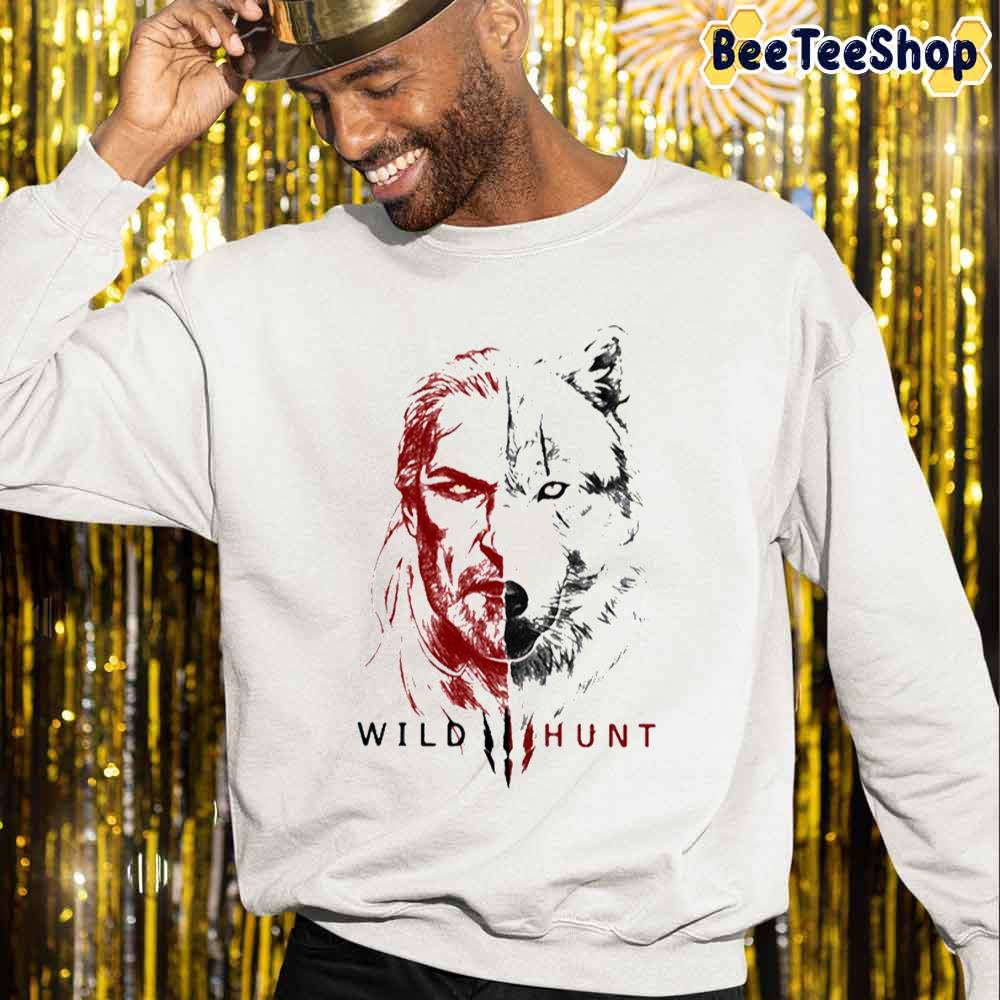 Red And Black Style Geralt The Witcher Unisex Sweatshirt