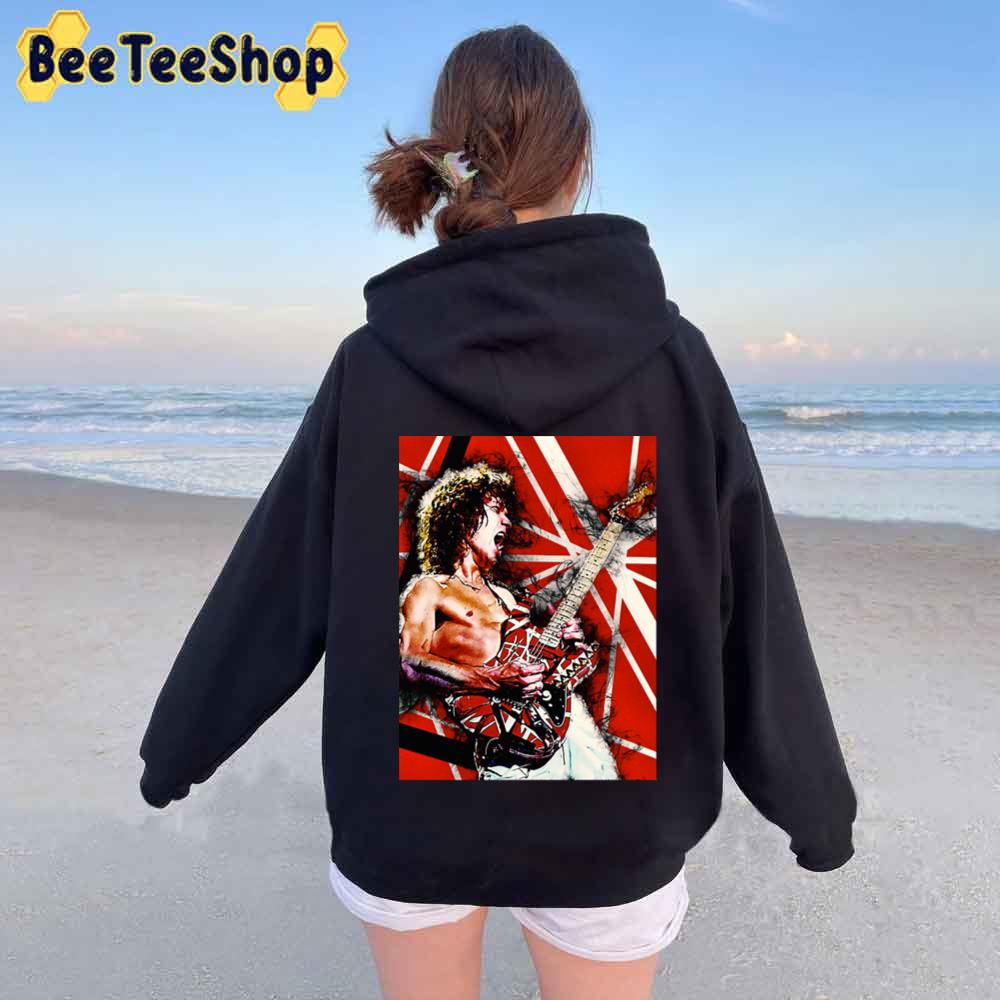 Red Guitar Van Halen Unisex Hoodie