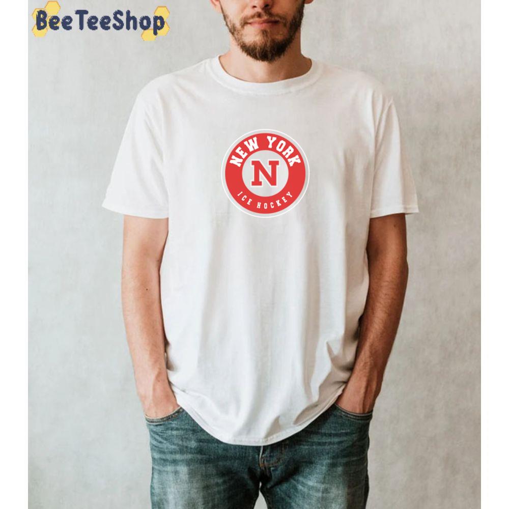 Red Logo New York Rangers Hockey Unisex T-Shirt