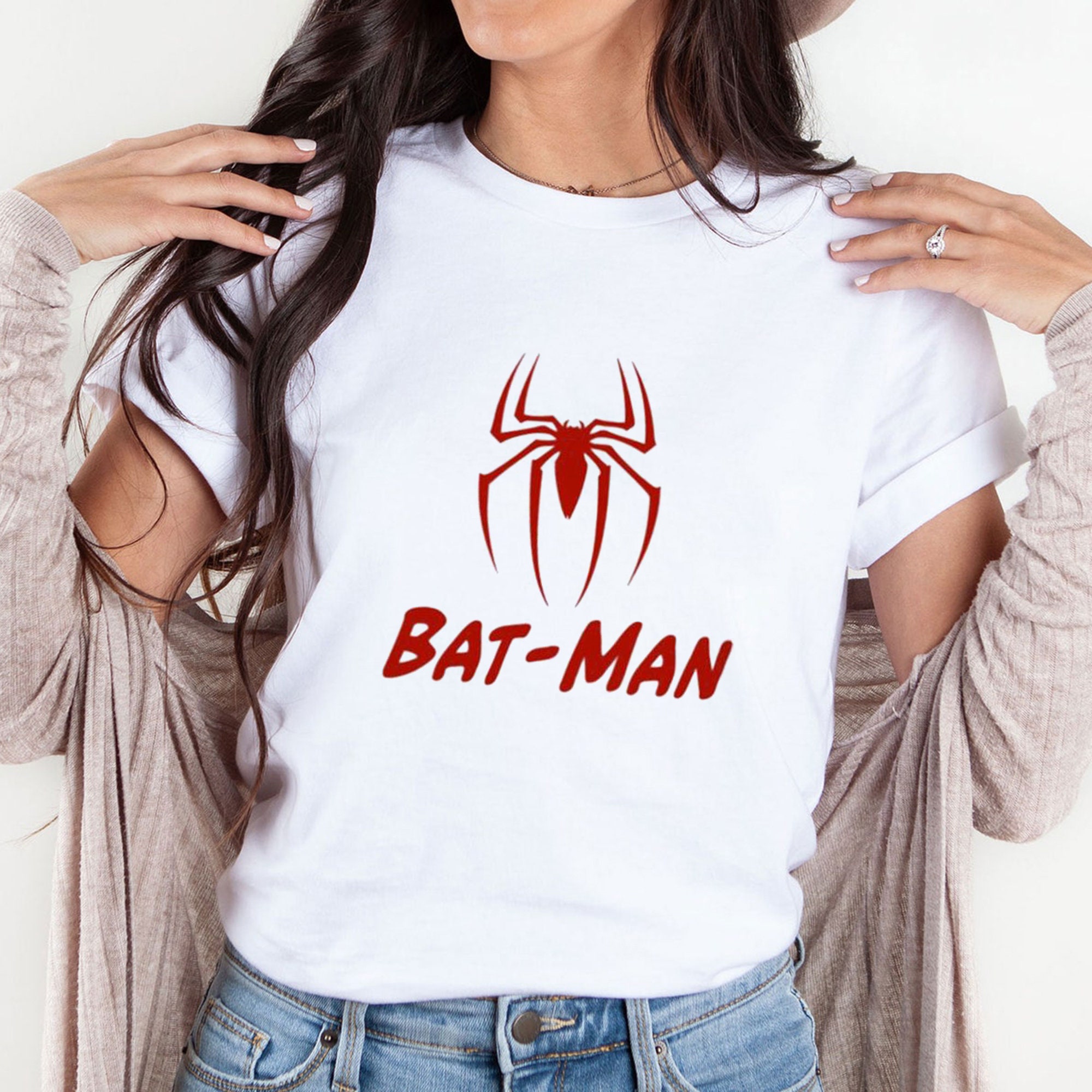 Red Style Raimi Meme Batman Spider Unisex T-Shirt