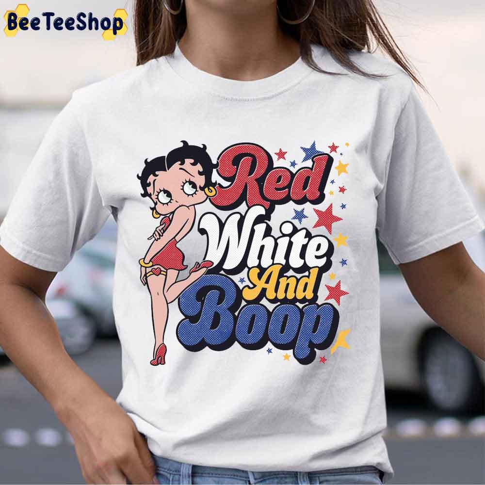 Red White And Boop Unisex T-Shirt