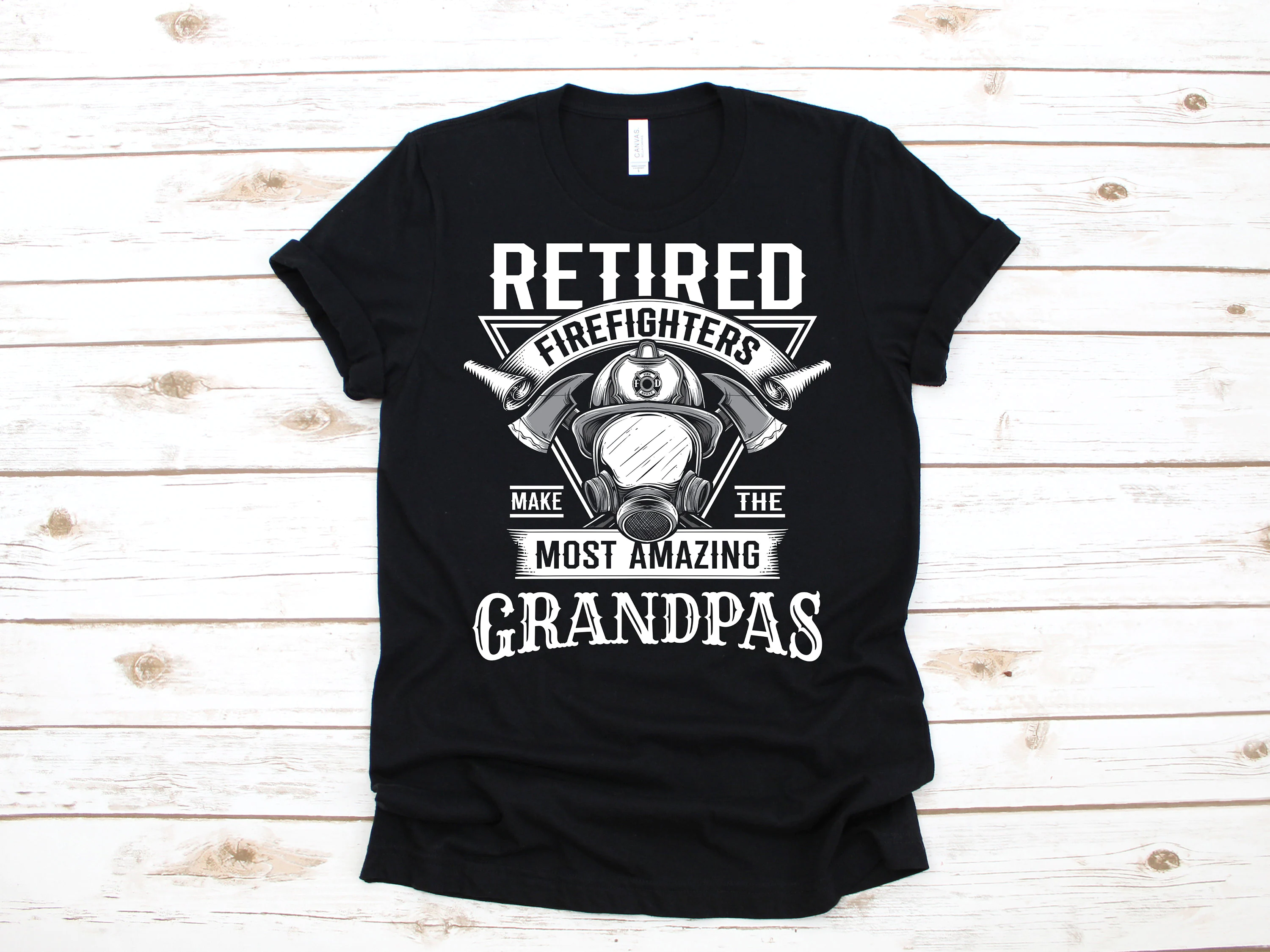 Retired Firefighter Make The Most Amazing Grandpa Unisex T-Shirt