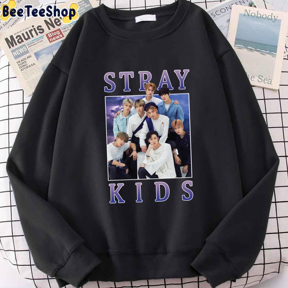 Retro Band Style 90s Straykids Kpop Unisex Sweatshirt