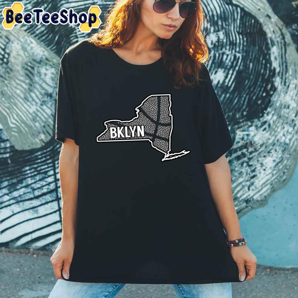 Retro Ny Outline Brooklyn Nets Basketball Unisex T-Shirt