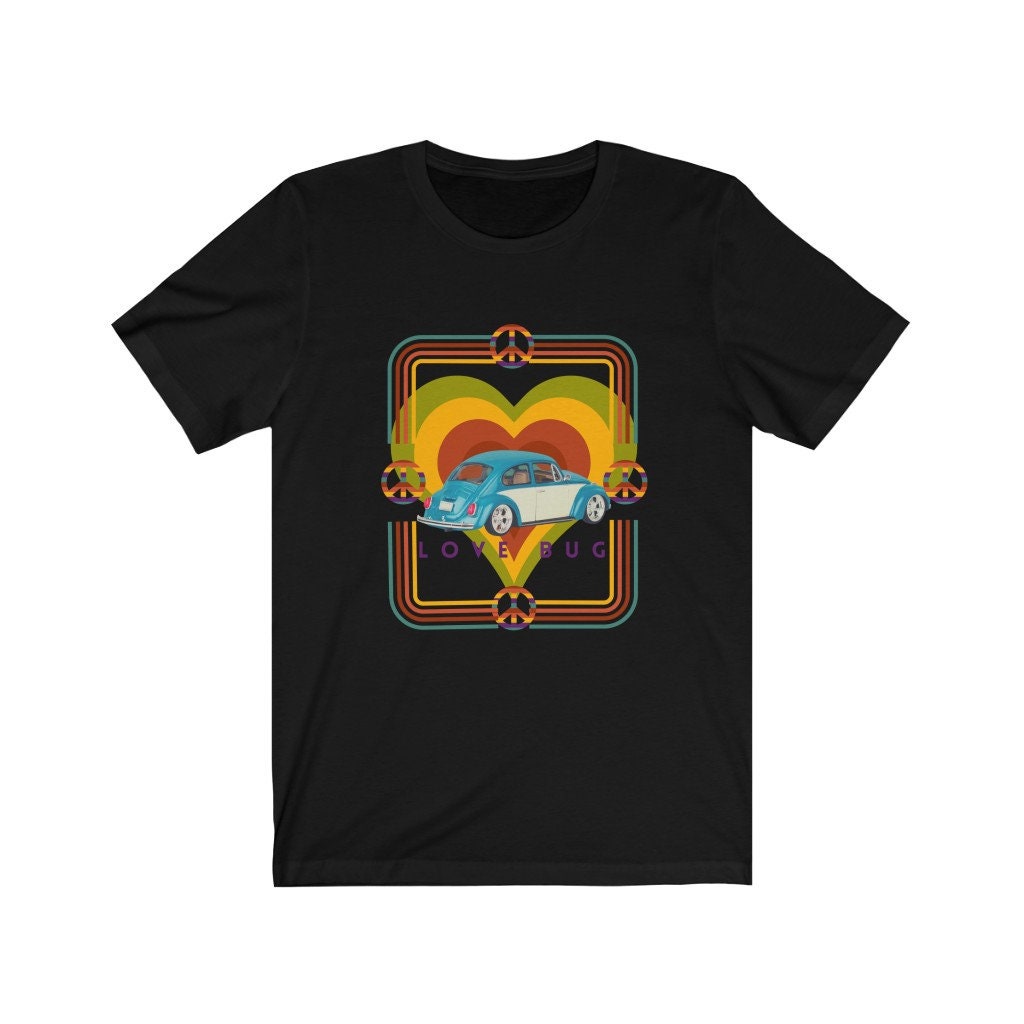 Retro Style Love Bug Unisex Unisex T-Shirt