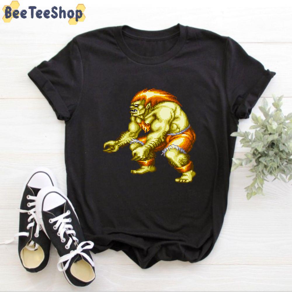 Retro Vintage 16 Bit Arcade Version Street Fighter Game Unisex T-Shirt