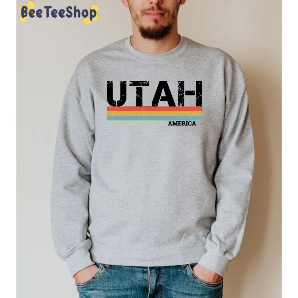 Retro Vintage America Utah Jazz Basketball Unisex Sweatshirt