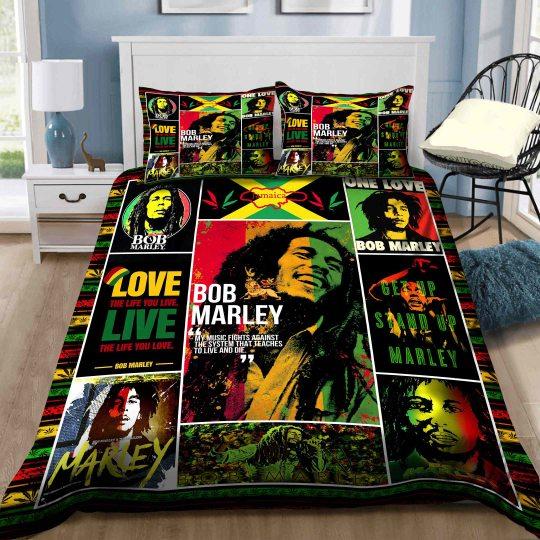 Retro Vintage Bob Marley Bedding Set