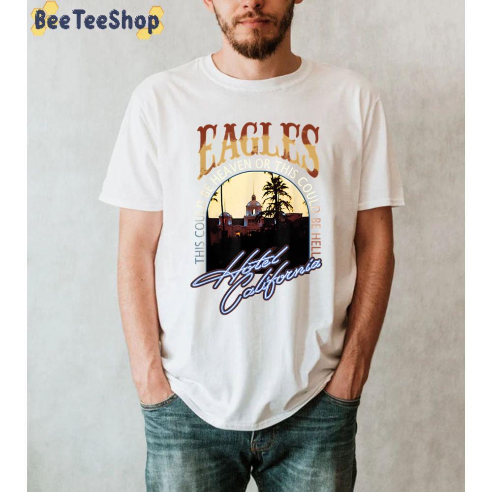 Retro Vintage Eagles Hotels Art Calinias Band Music Unisex T-Shirt