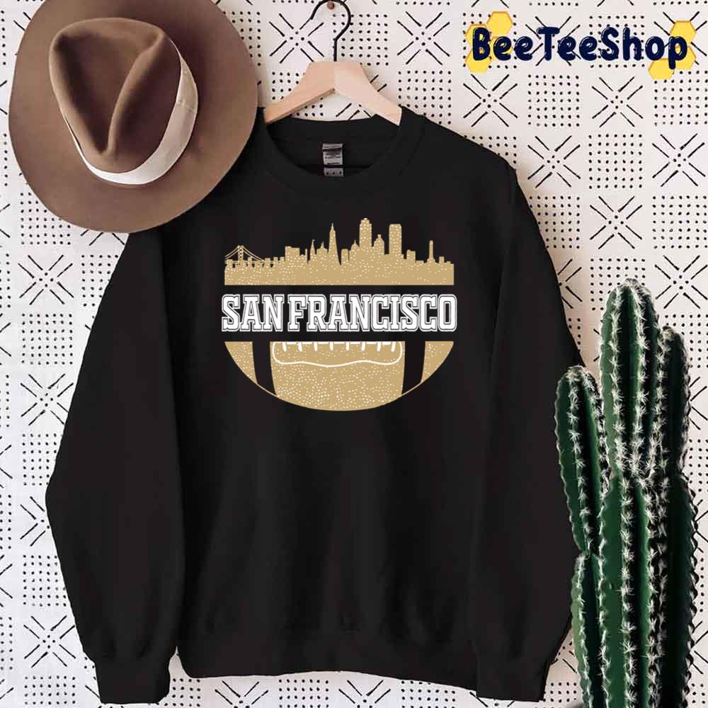 Retro Vintage Skyline San Francisco 49ers Football Unisex Sweatshirt