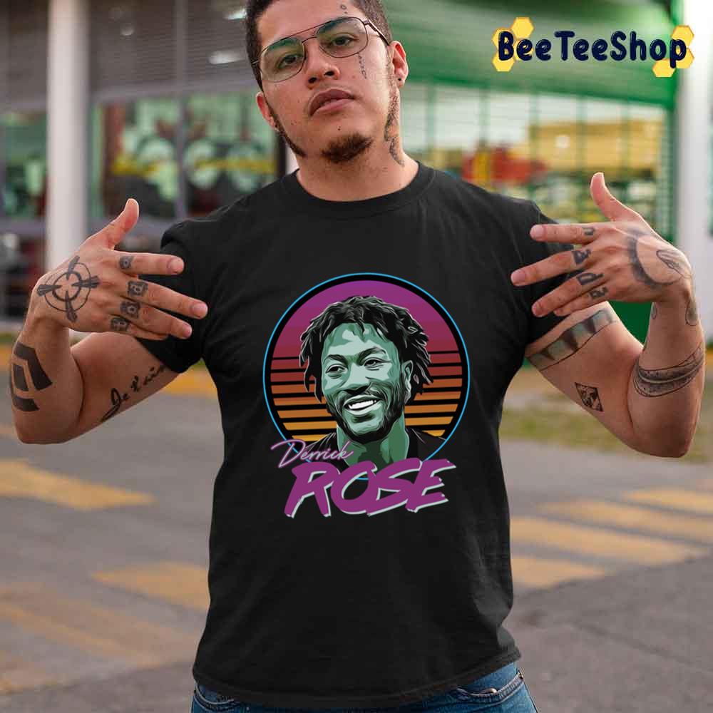 Retro Vintage Style D Rose Basketball Sport Unisex T-Shirt