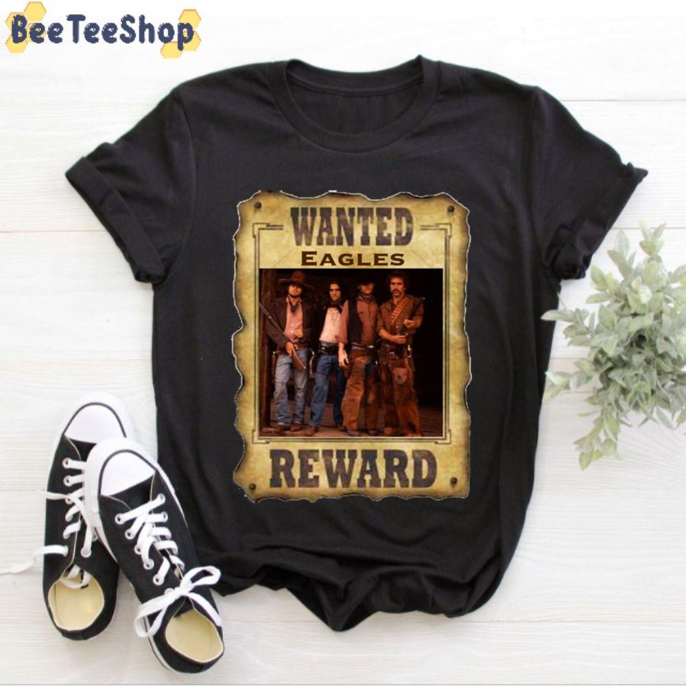 Retro Vintage Wanted Eagles Reward Unisex T-Shirt