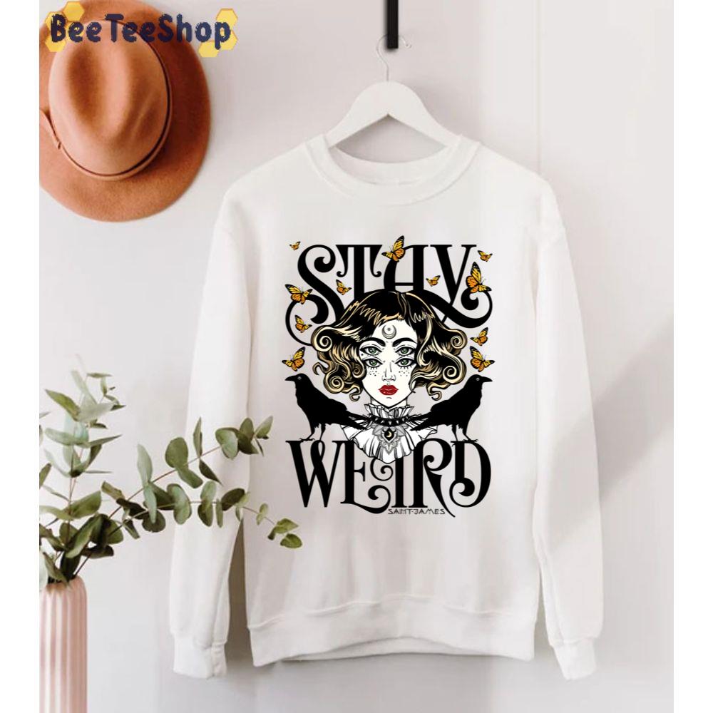 Rose And The Ravens {Stay Weird} Colour Version Unisex Sweatshirt