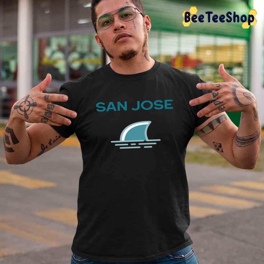 Simple Blue Style San Jose Hockey Unisex T-Shirt