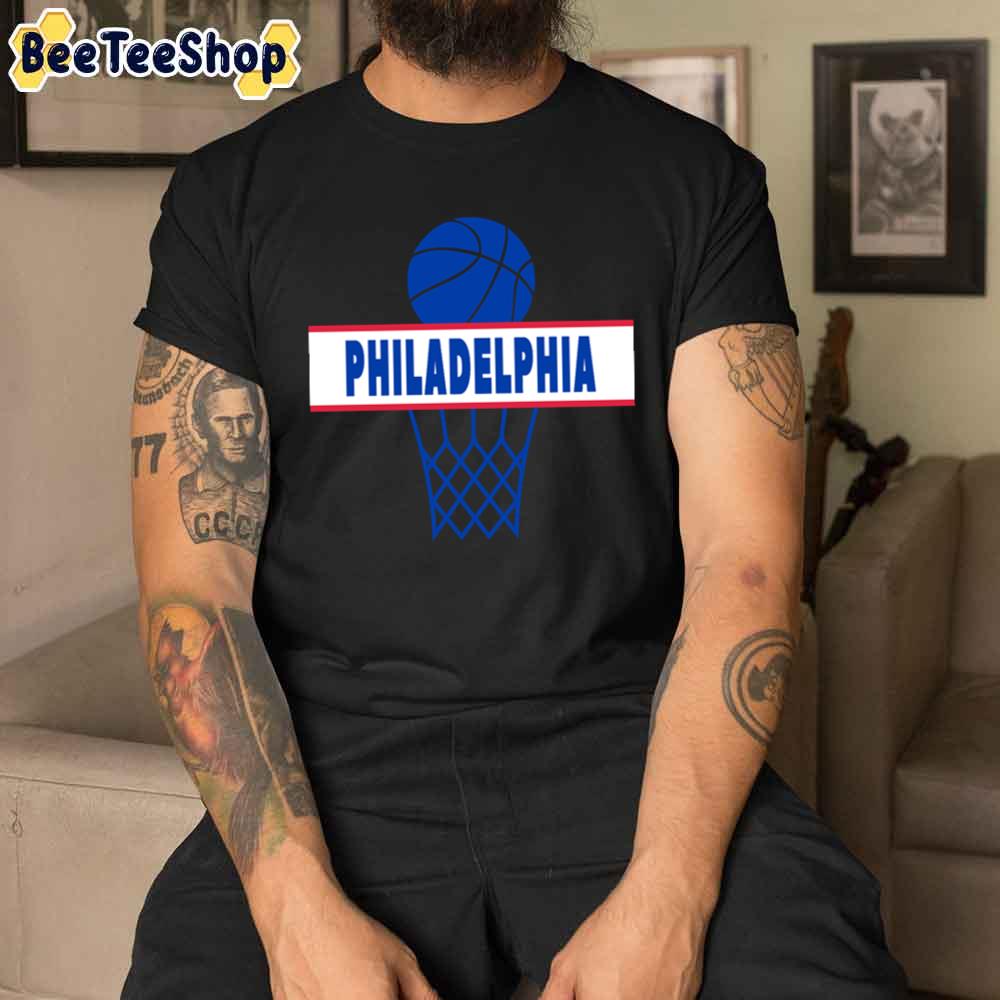 Simple Logo Philadelphia 76ers Basketball Unisex T-Shirt